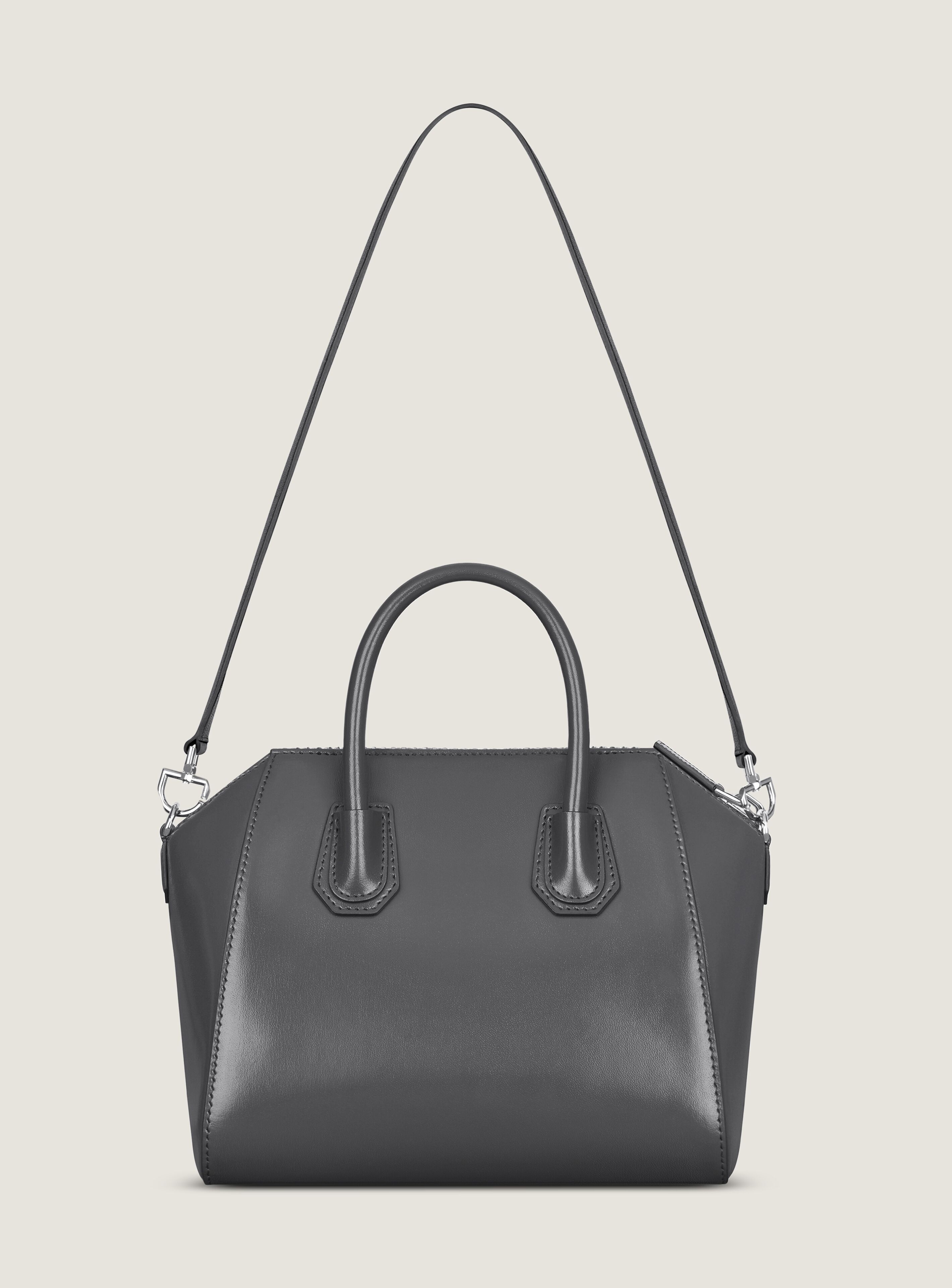 Small Antigona bag in Box leather